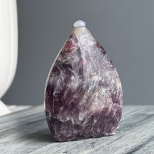 Lepidolite & Pink Tourmaline (Unicorn Stone) Flame Freeform