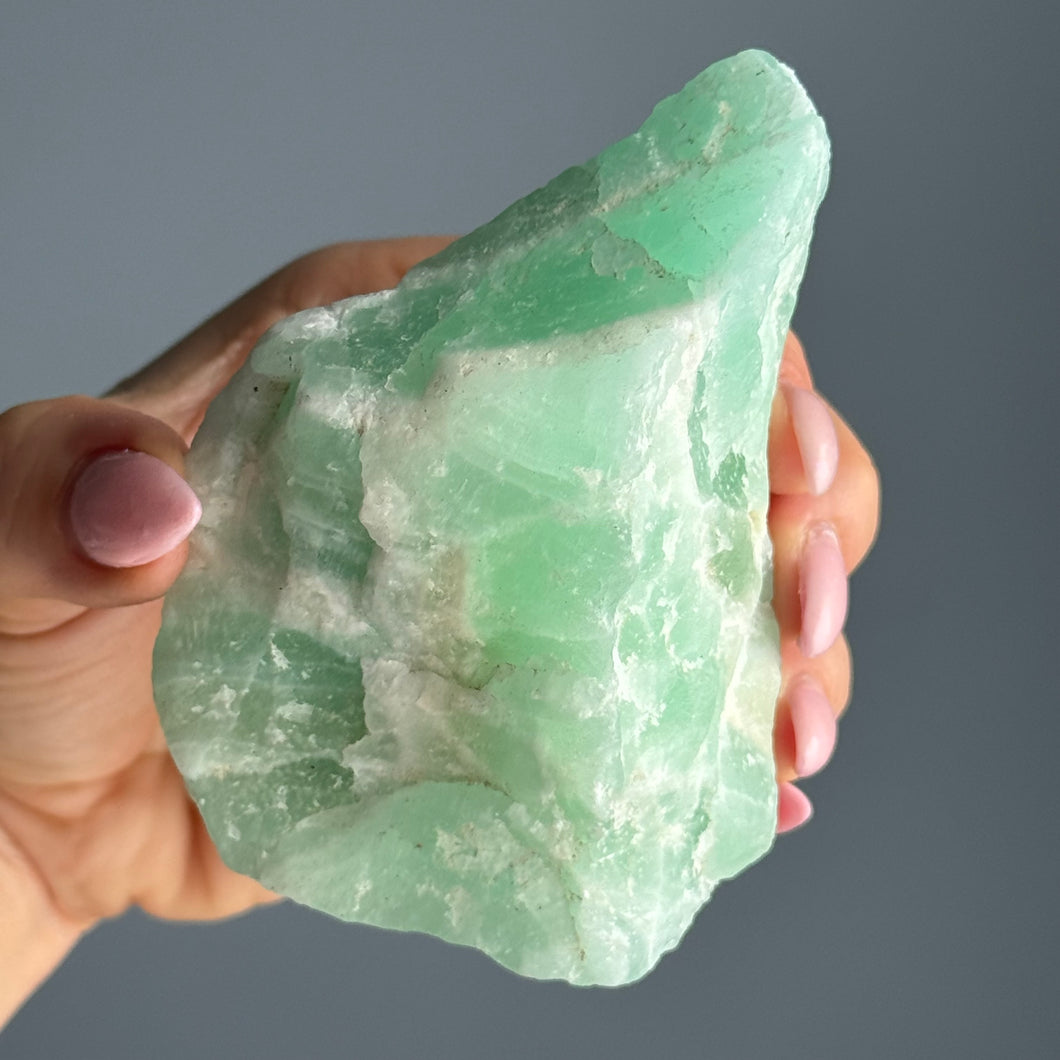 Carribean Calcite (Raw) Crystal Specimen – Wholehearted Crystal Creations