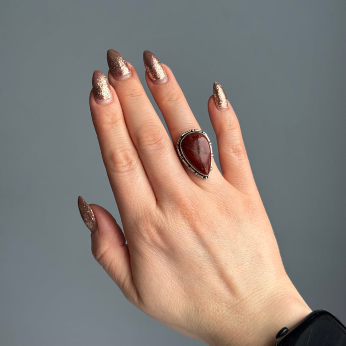 Red Jasper Size 6 Ring