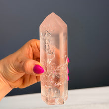 Pink Lithium Quartz (Rare) Crystal Tower Specimen PLQ#36