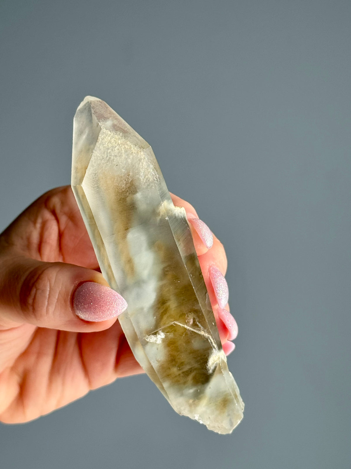 Blue Tara Quartz Crystal Specimen – Wholehearted Crystal Creations