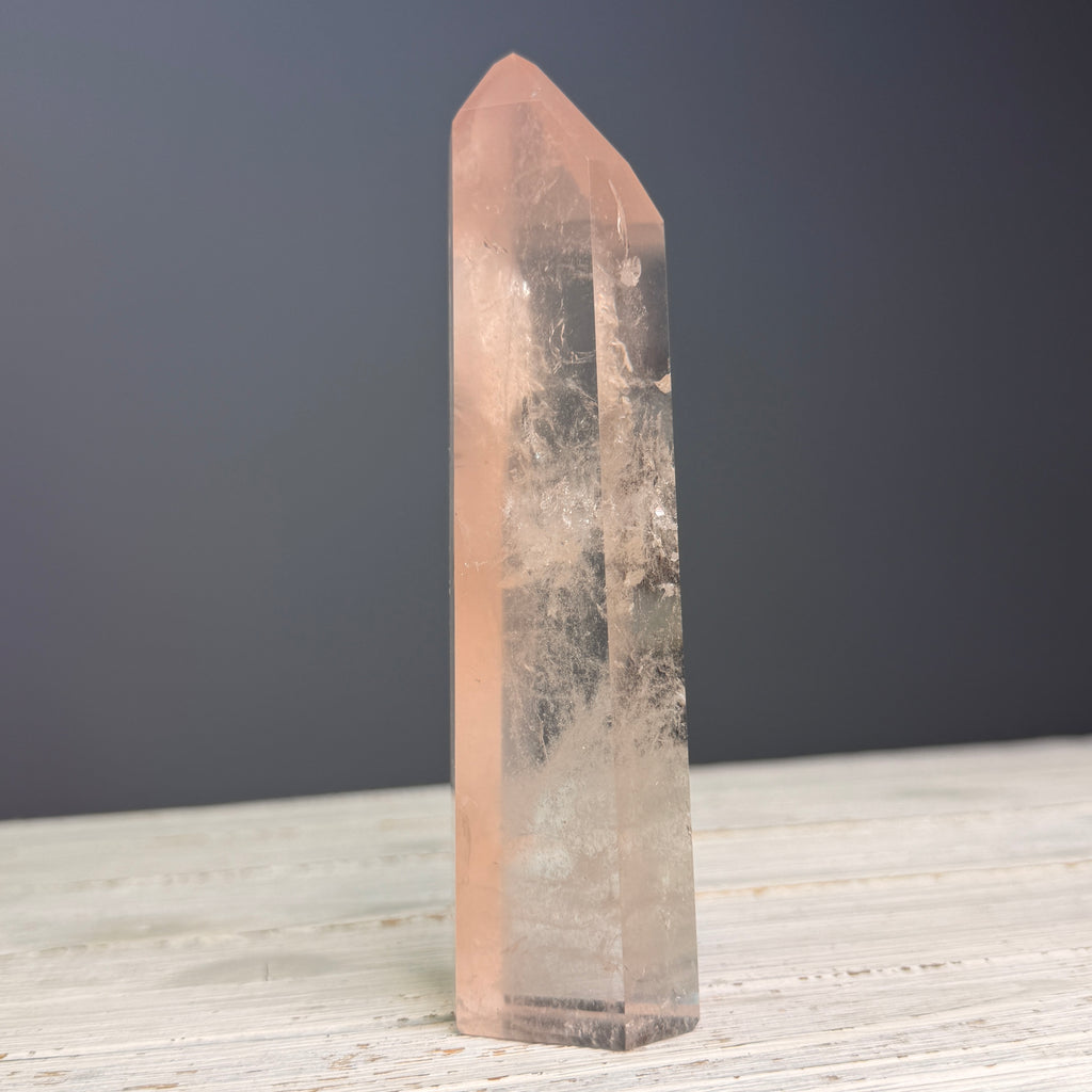 Pink Lithium Quartz (Rare) Crystal Tower Specimen PLQ#35 – Wholehearted Crystal Creations