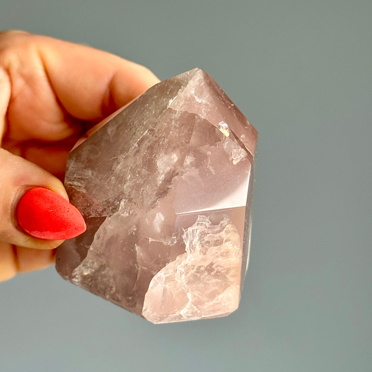 Pink Lithium Quartz (Rare) Crystal Tower Specimen PLQ#8 – Wholehearted Crystal Creations