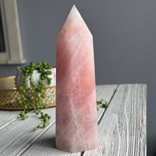 Rose Quartz Tower Crystal Specimen