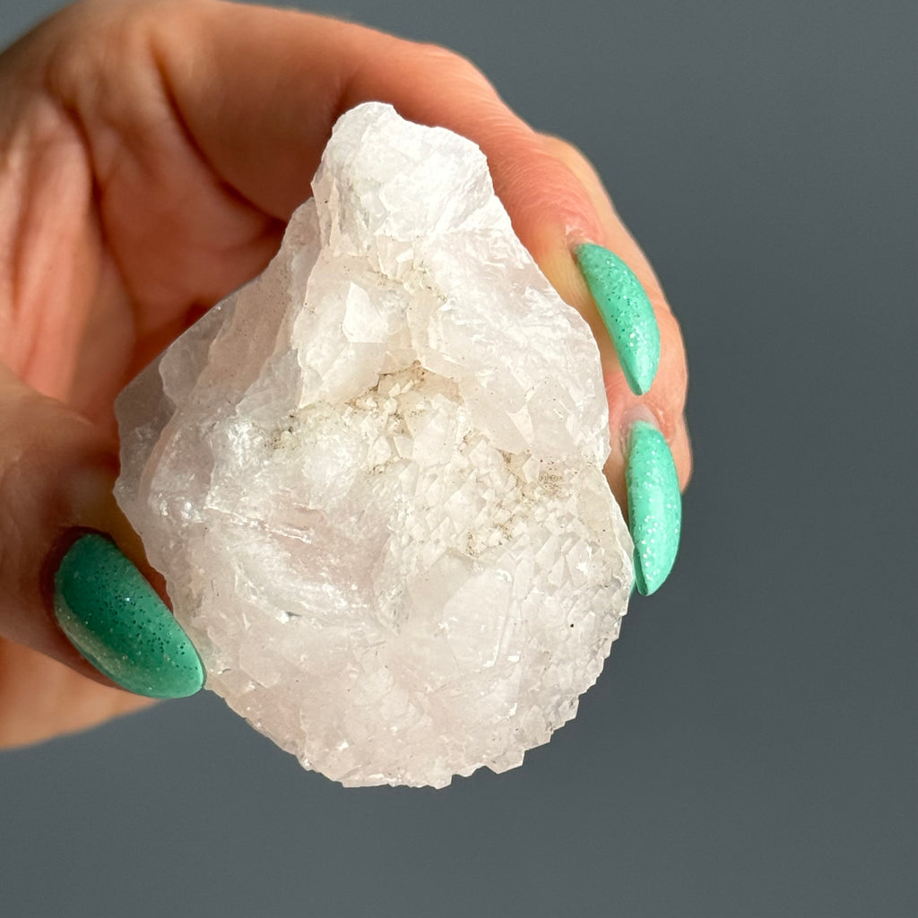 Mangano Calcite Etched UV Reactive Crystal Specimen – Wholehearted Crystal Creations