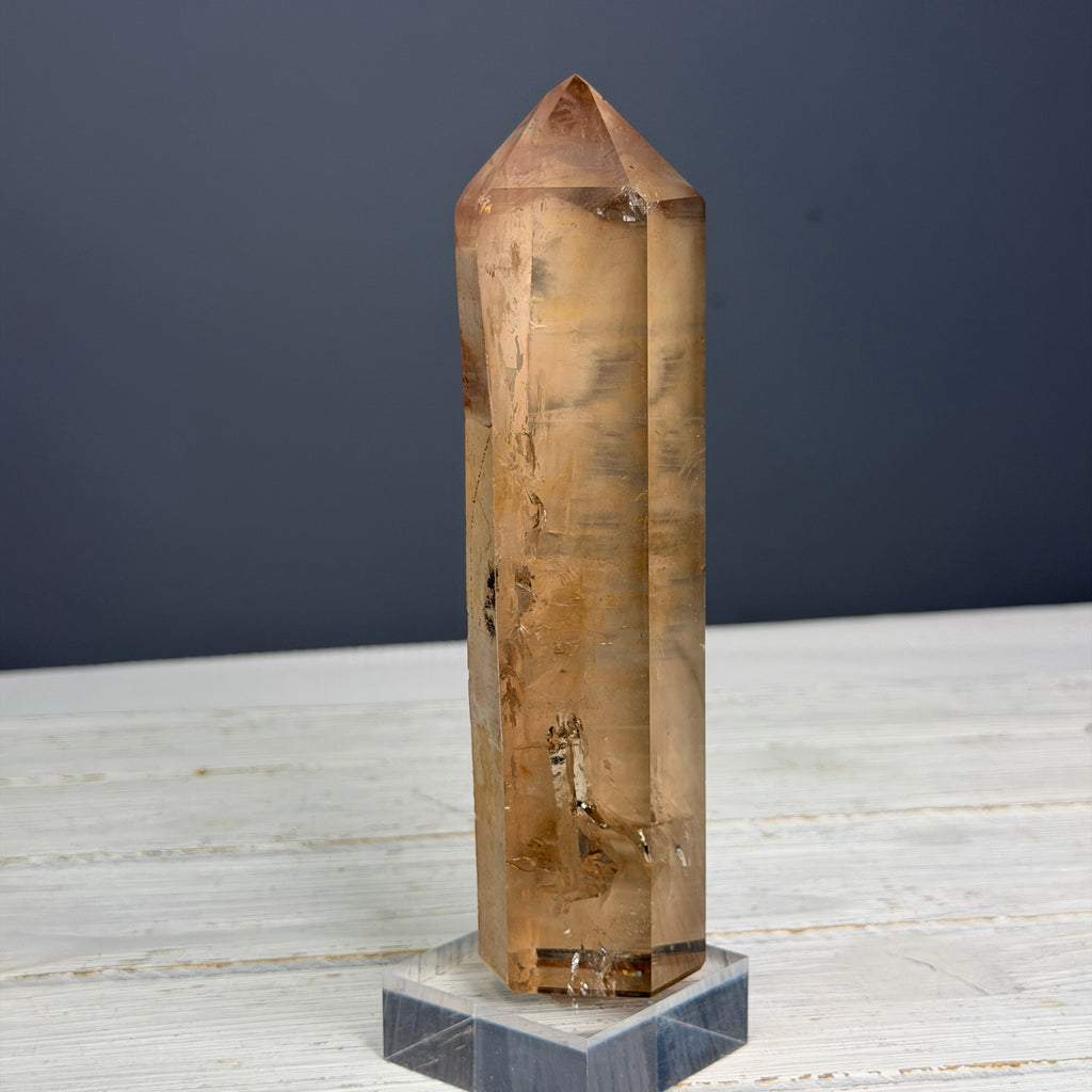Pink Lithium Quartz (Rare) Crystal Tower Specimen PLQ#32 – Wholehearted Crystal Creations