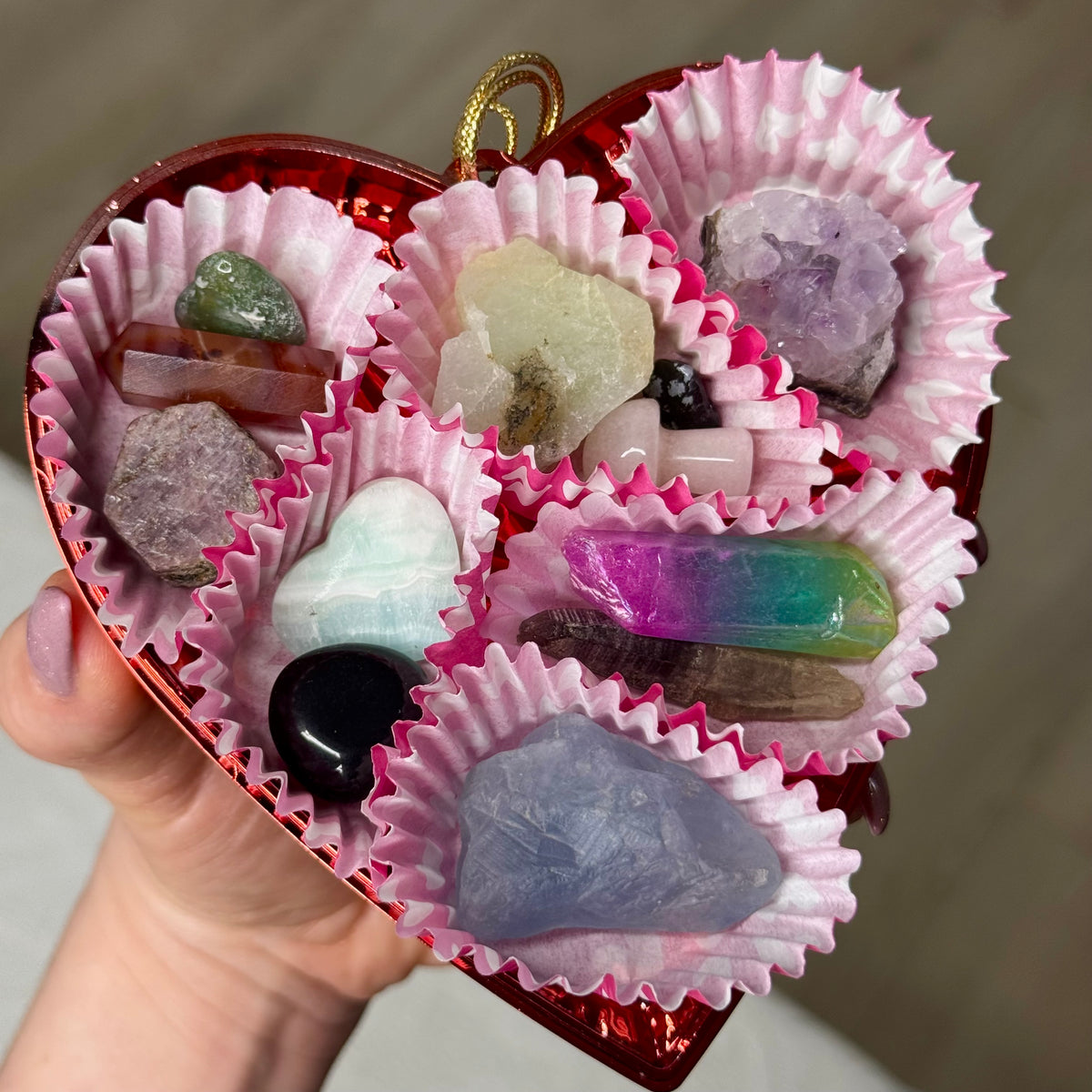 Heart Box of Crystals Valentine's Day Gift – Wholehearted Crystal Creations