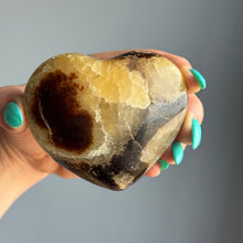 Septarian Nodule Heart Carving Specimen