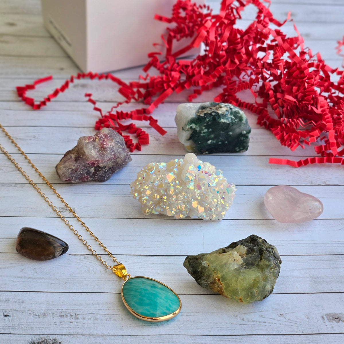 Self Love Enlightenment Crystal Specimen Gift Set – Wholehearted Crystal Creations