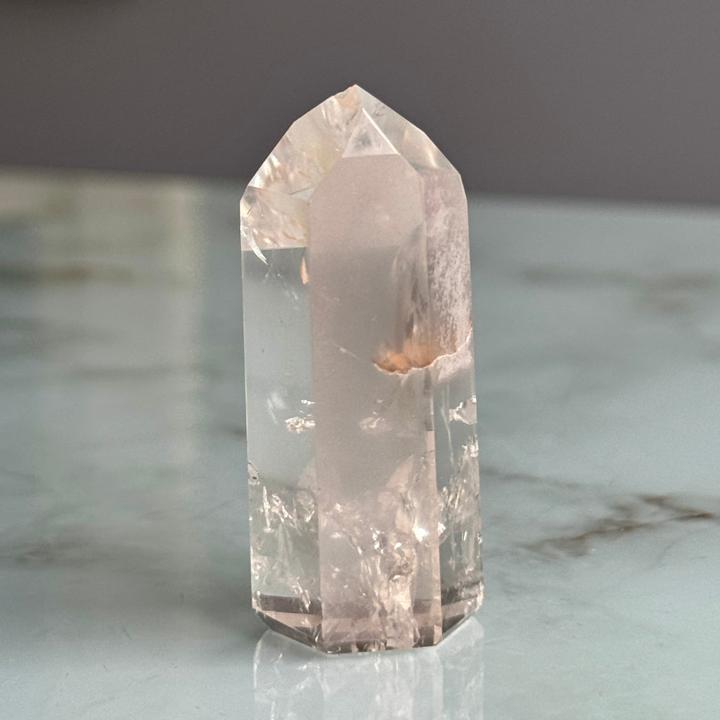 Pink Lithium Quartz (Rare) Crystal Tower Specimen PLQ#11 – Wholehearted Crystal Creations