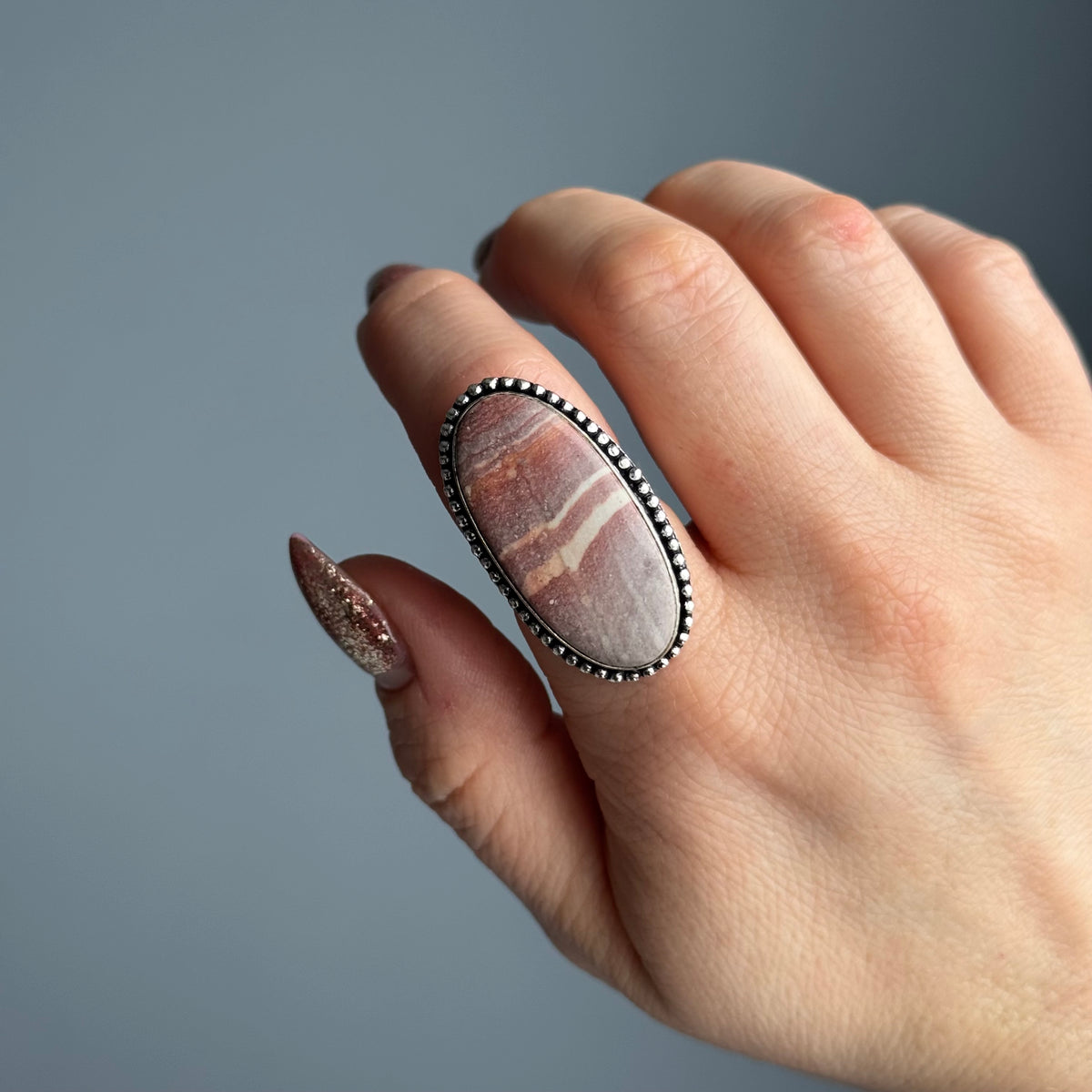 Scenic Jasper Crystal Ring – Wholehearted Crystal Creations