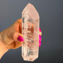 Pink Lithium Quartz (Rare) Crystal Tower Specimen PLQ#36