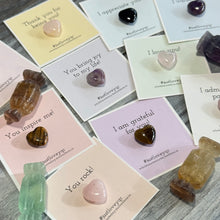 Valentine's Day Affirmation & Gratitude Heart Stone Set