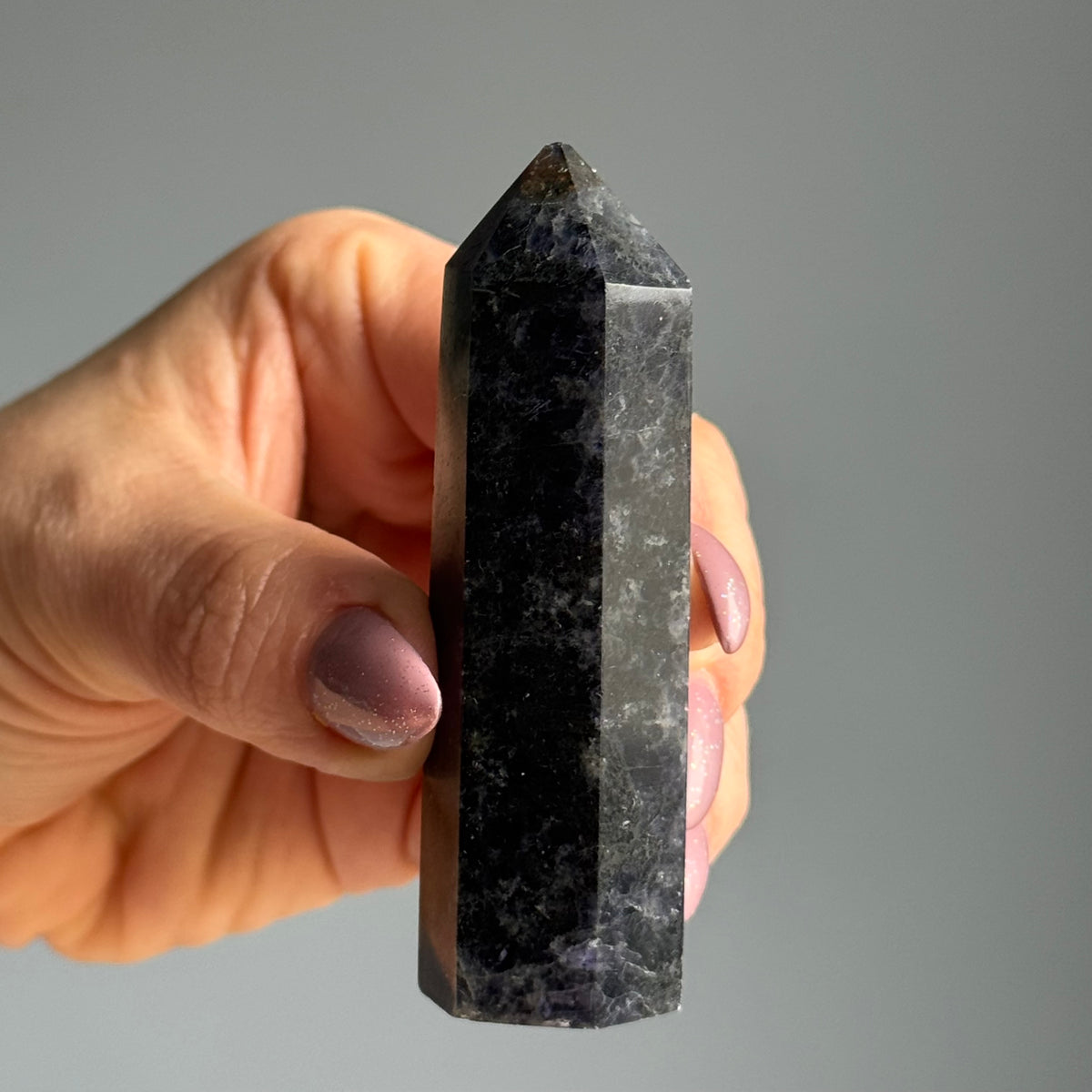 Imperfect Blue Iolite Crystal Tower Specimen – Wholehearted Crystal Creations