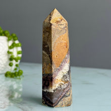 Purple Brecciated Maligano Jasper Tower Specimen