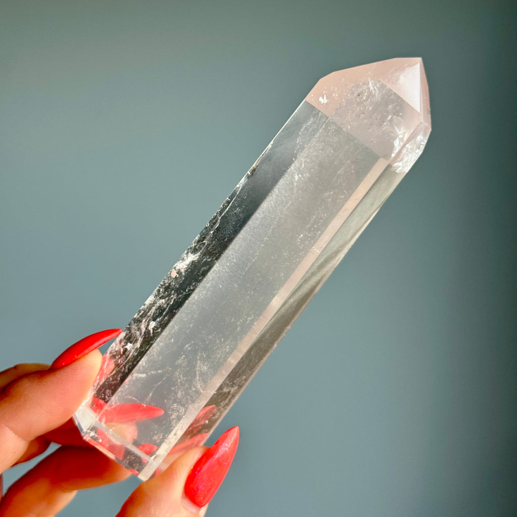 Pink Lithium Quartz (Rare) Crystal Tower Specimen PLQ#1 – Wholehearted Crystal Creations