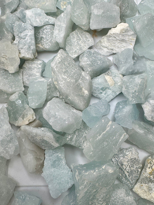 Aquamarine Raw Crystal Specimen – Wholehearted Crystal Creations