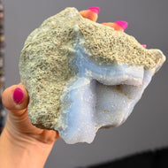 Blue Lace Agate (Raw) Crystal Specimen