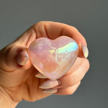 Angel Aura Rose Quartz Heart Carving Specimen