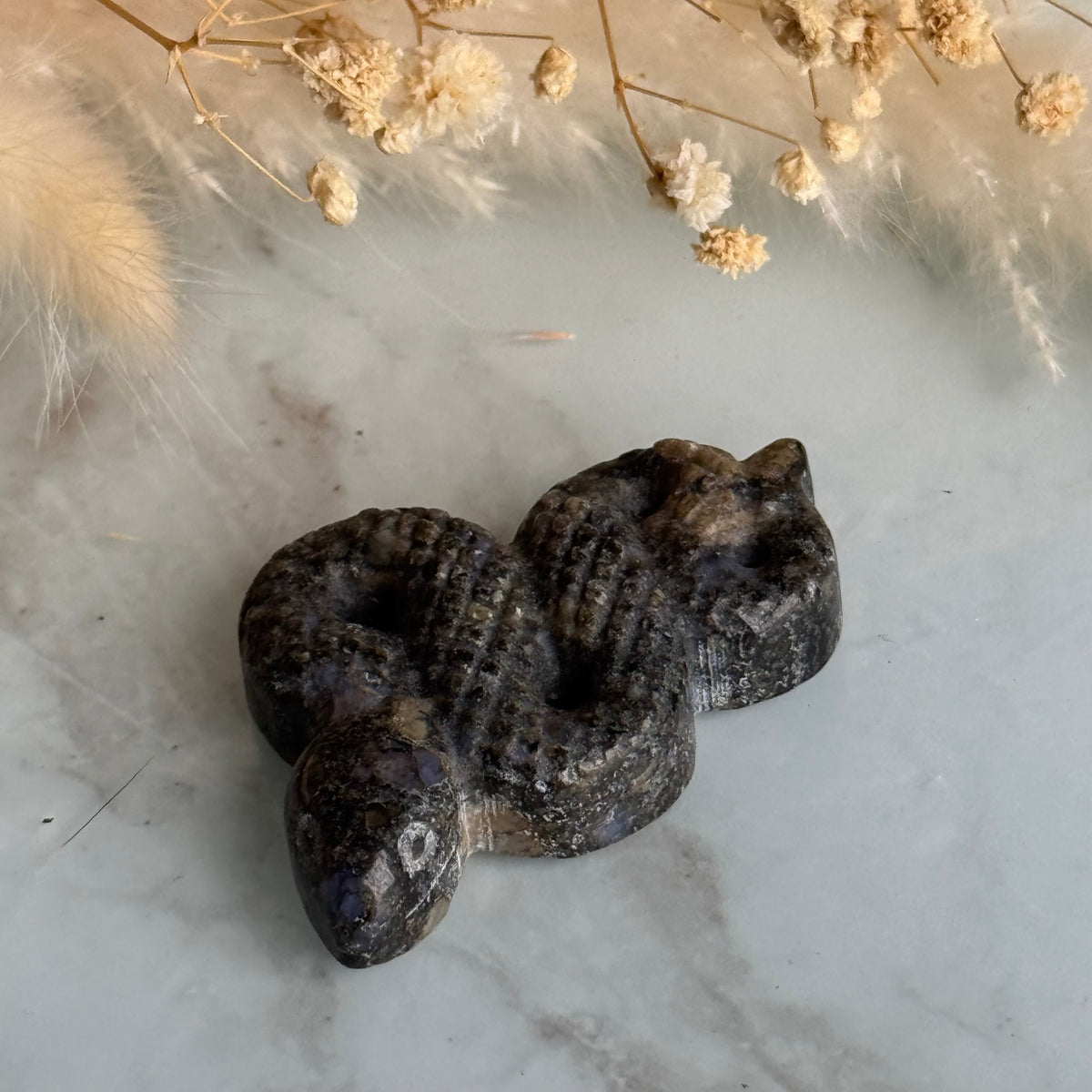 Que Sera Snake Carving Specimen – Wholehearted Crystal Creations