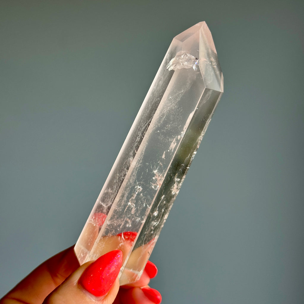 Pink Lithium Quartz (Rare) Crystal Tower Specimen PLQ#1 – Wholehearted Crystal Creations