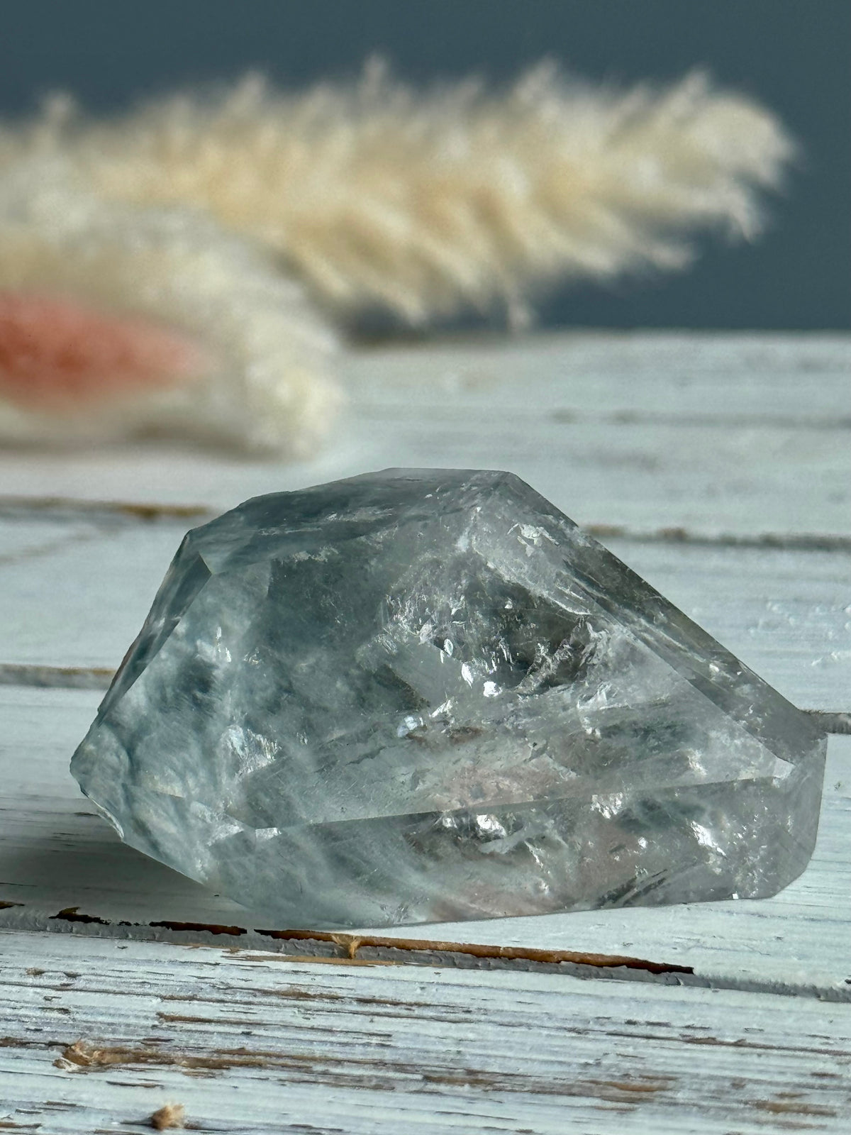 Blue Tara Quartz Crystal Specimen – Wholehearted Crystal Creations