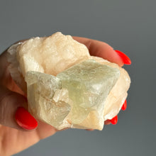 Green Apophyllite & Peach Stilbite Specimen