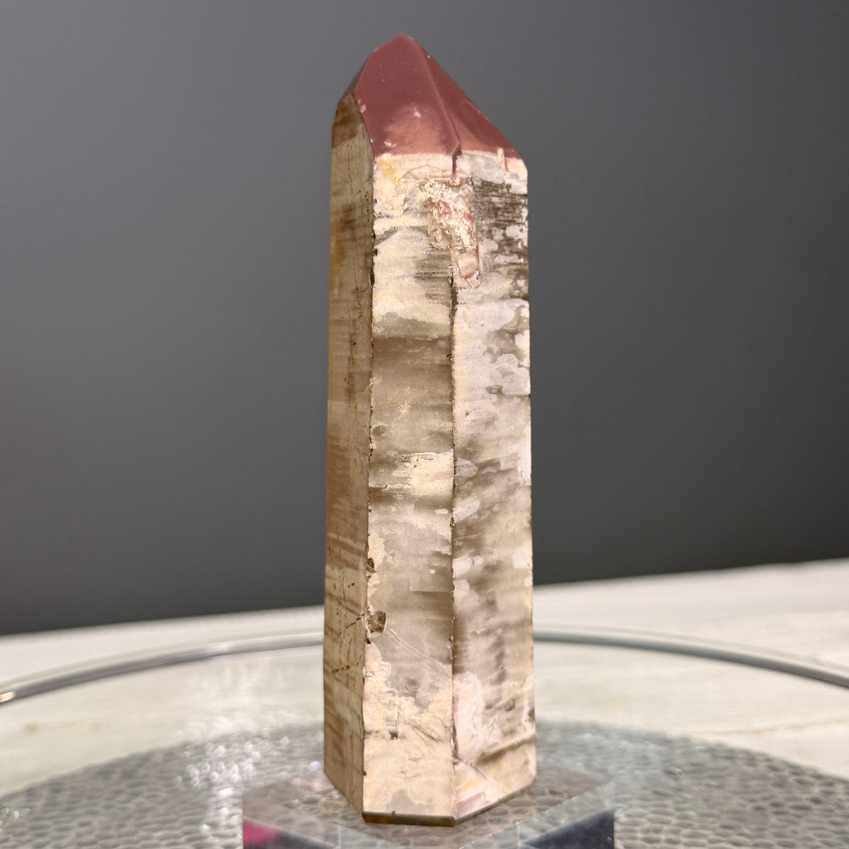 Pink Lithium Quartz (Rare) Crystal Tower Specimen PLQ#33 – Wholehearted Crystal Creations