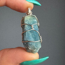 Aquamarine Beryl (A Grade) Wire Wrapped Necklace