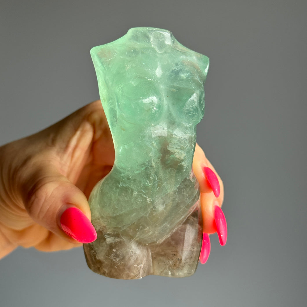 Fluorite Body Carving Crystal Specimen