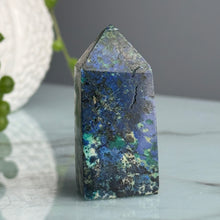 Azurite & Chrysocolla Crystal Tower Specimen