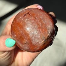 Hematoid (Fire) Quartz Polished Sphere Specimen (FS60)