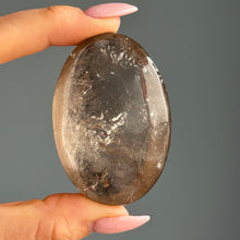 Smoky Quartz Palm Stone Specimen