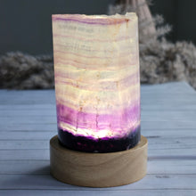 Rainbow Fluorite Specimen Lamp (09)