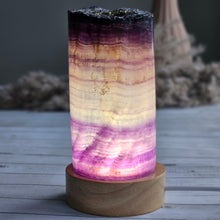 Rainbow Fluorite Specimen Lamp (15)