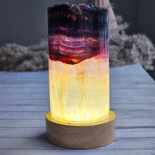 Rainbow Fluorite Specimen Lamp (10)