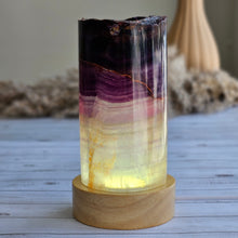 Rainbow Fluorite Specimen Lamp (10)