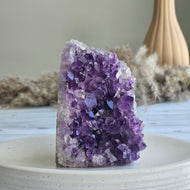 Amethyst Geode Mini Cathedral Cluster Crystal Specimen – Wholehearted Crystal Creations