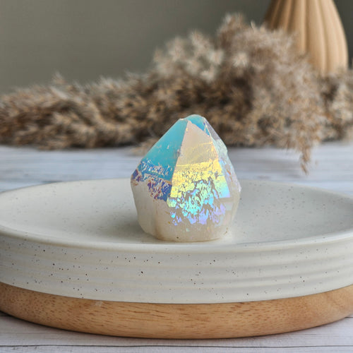 Angel Aura Quartz Crystal Specimen – Wholehearted Crystal Creations