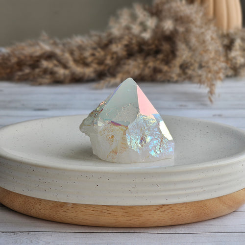 Angel Aura Quartz Crystal Specimen – Wholehearted Crystal Creations