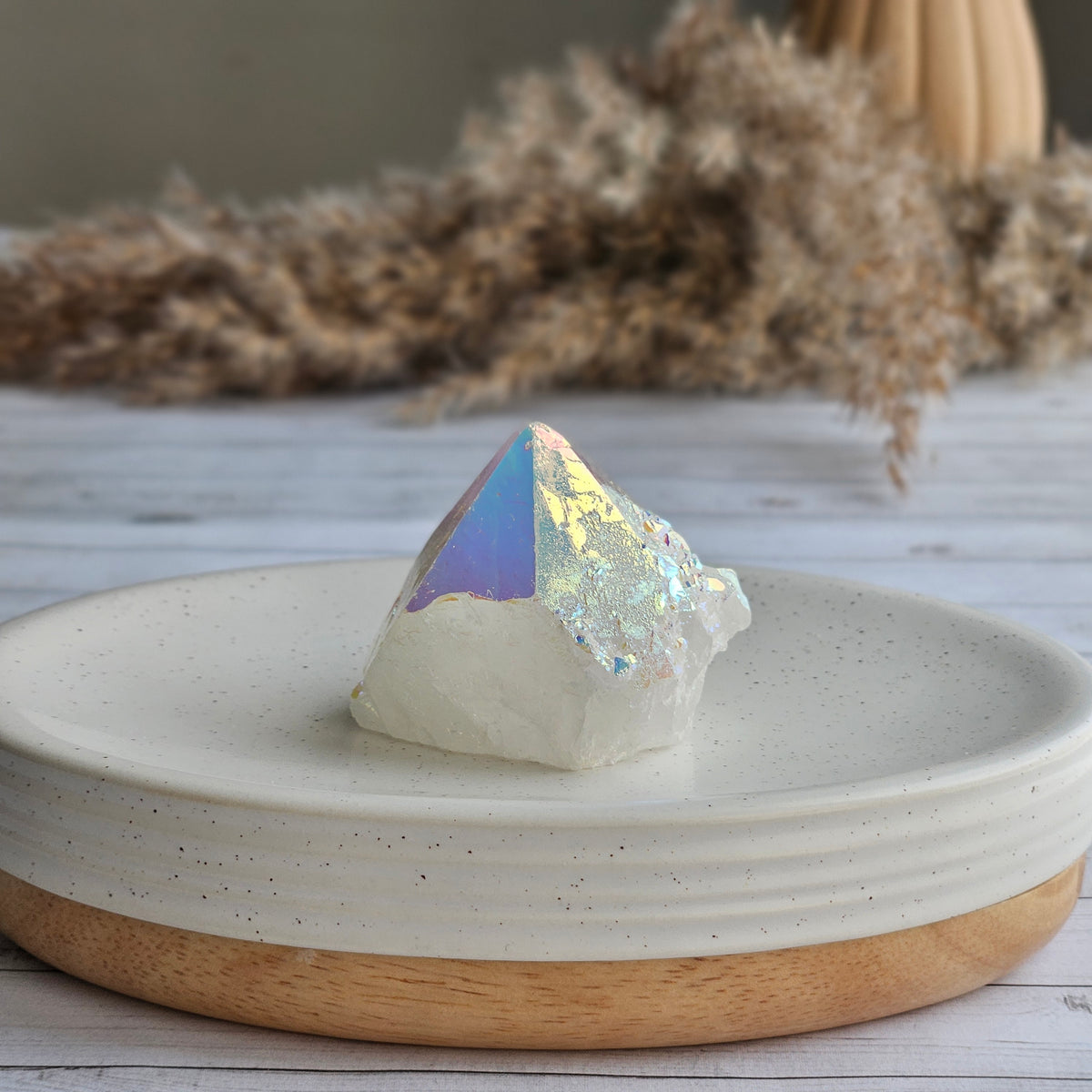 Angel Aura Quartz Crystal Specimen – Wholehearted Crystal Creations