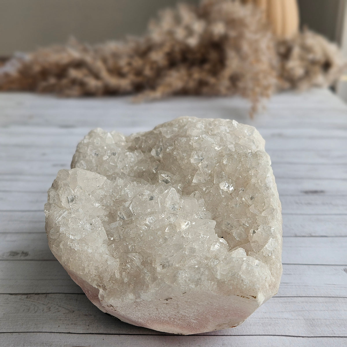 Pink Apophyllite Cluster Crystal Specimen – Wholehearted Crystal Creations