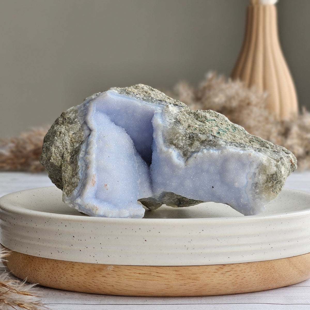 Blue Lace Agate Crystal Specimen – Wholehearted Crystal Creations