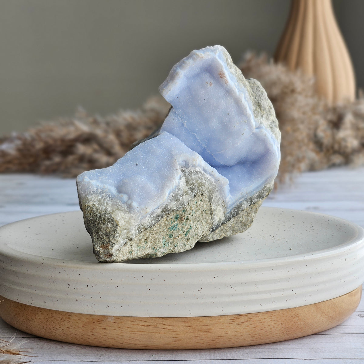 Blue Lace Agate Crystal Specimen – Wholehearted Crystal Creations