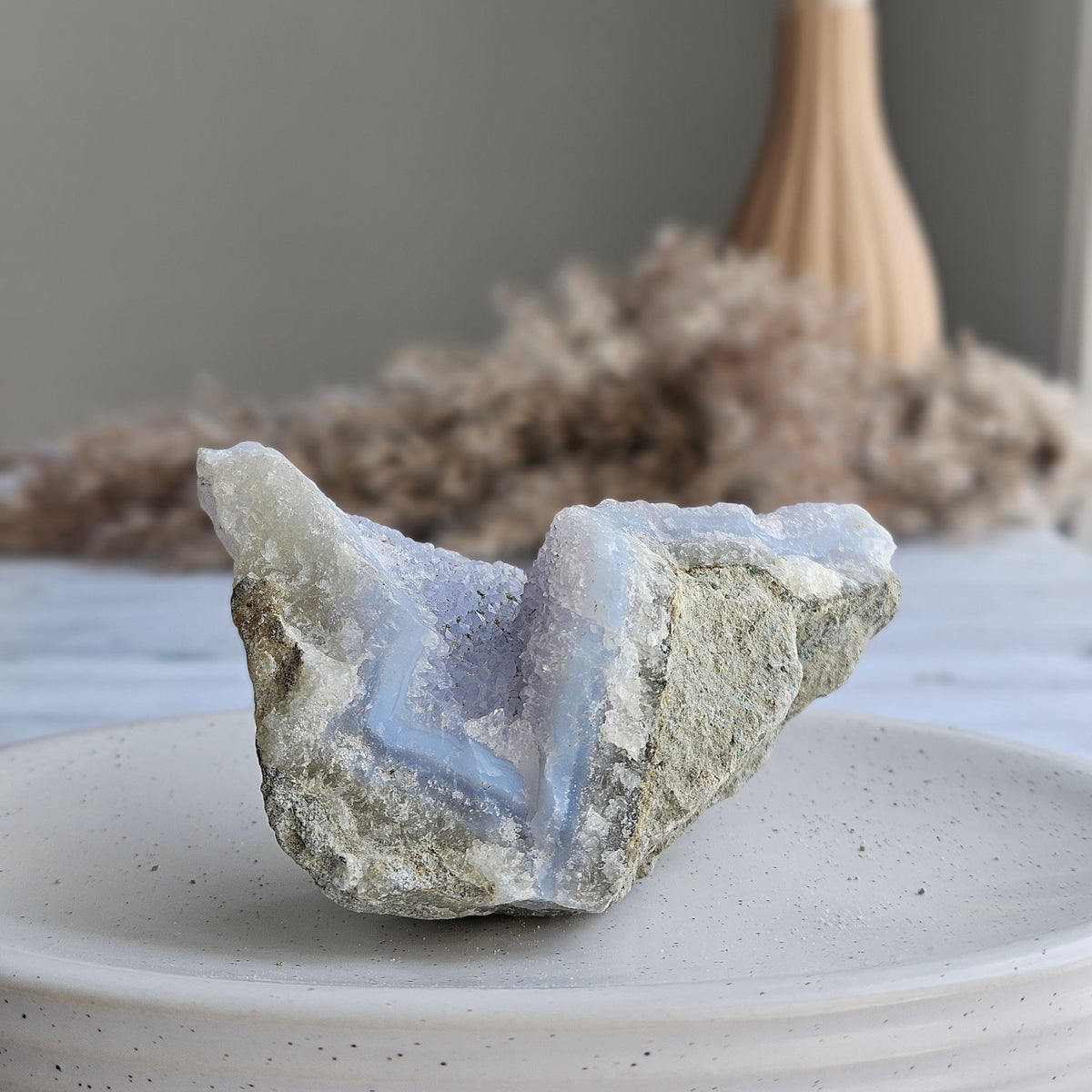 Blue Lace Agate Crystal Specimen – Wholehearted Crystal Creations