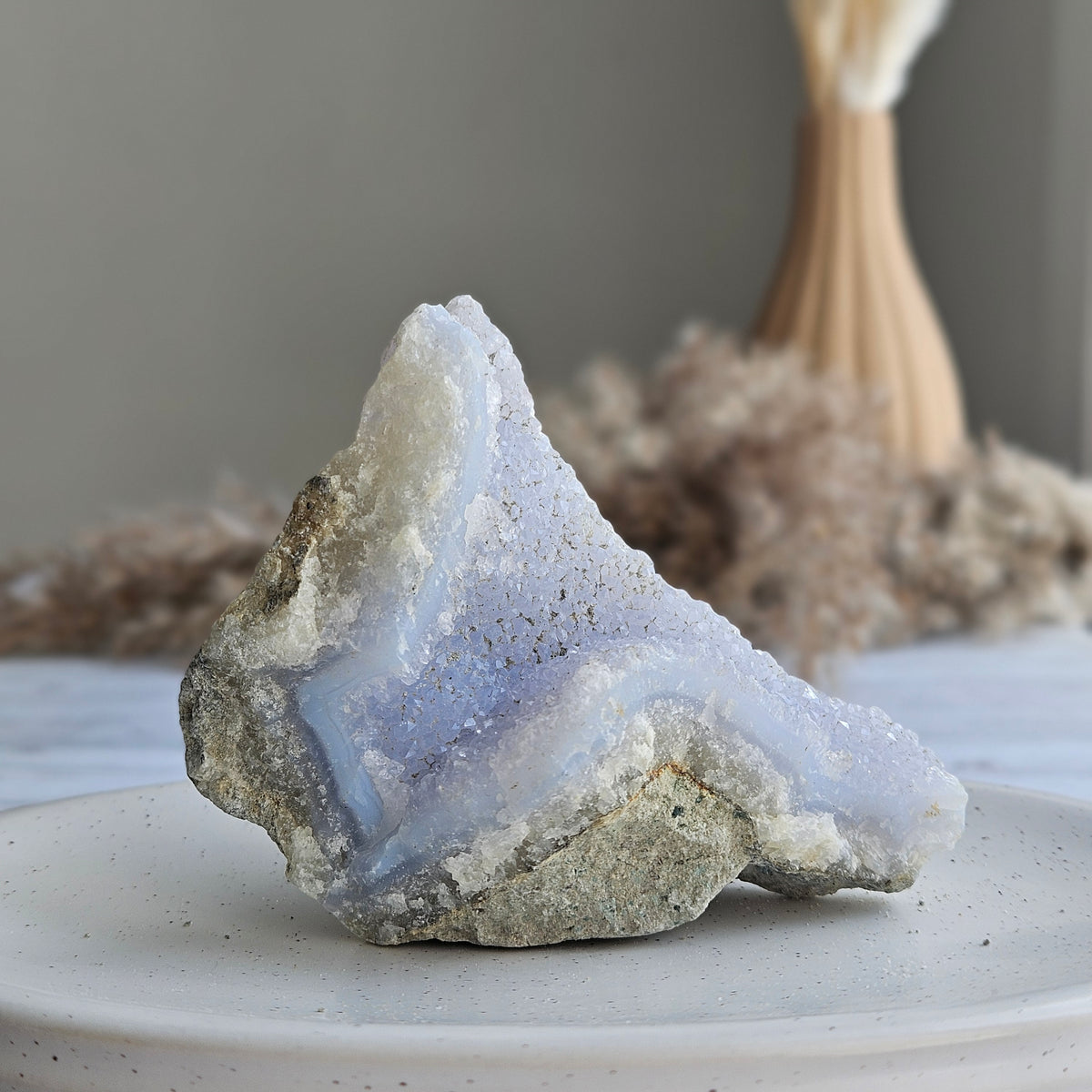 Blue Lace Agate Crystal Specimen – Wholehearted Crystal Creations