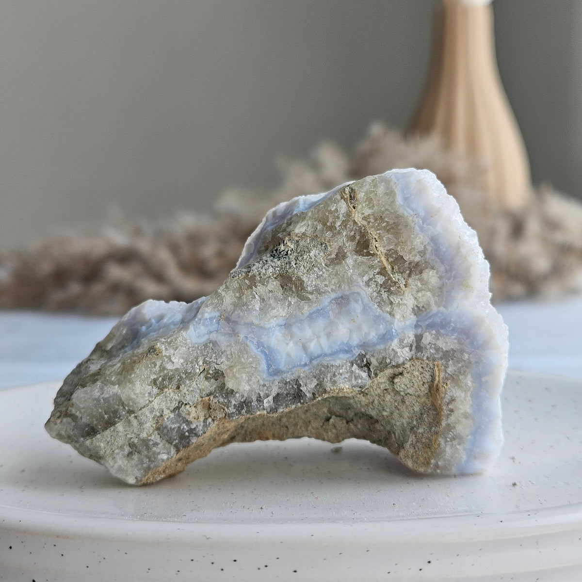 Blue Lace Agate Crystal Specimen – Wholehearted Crystal Creations