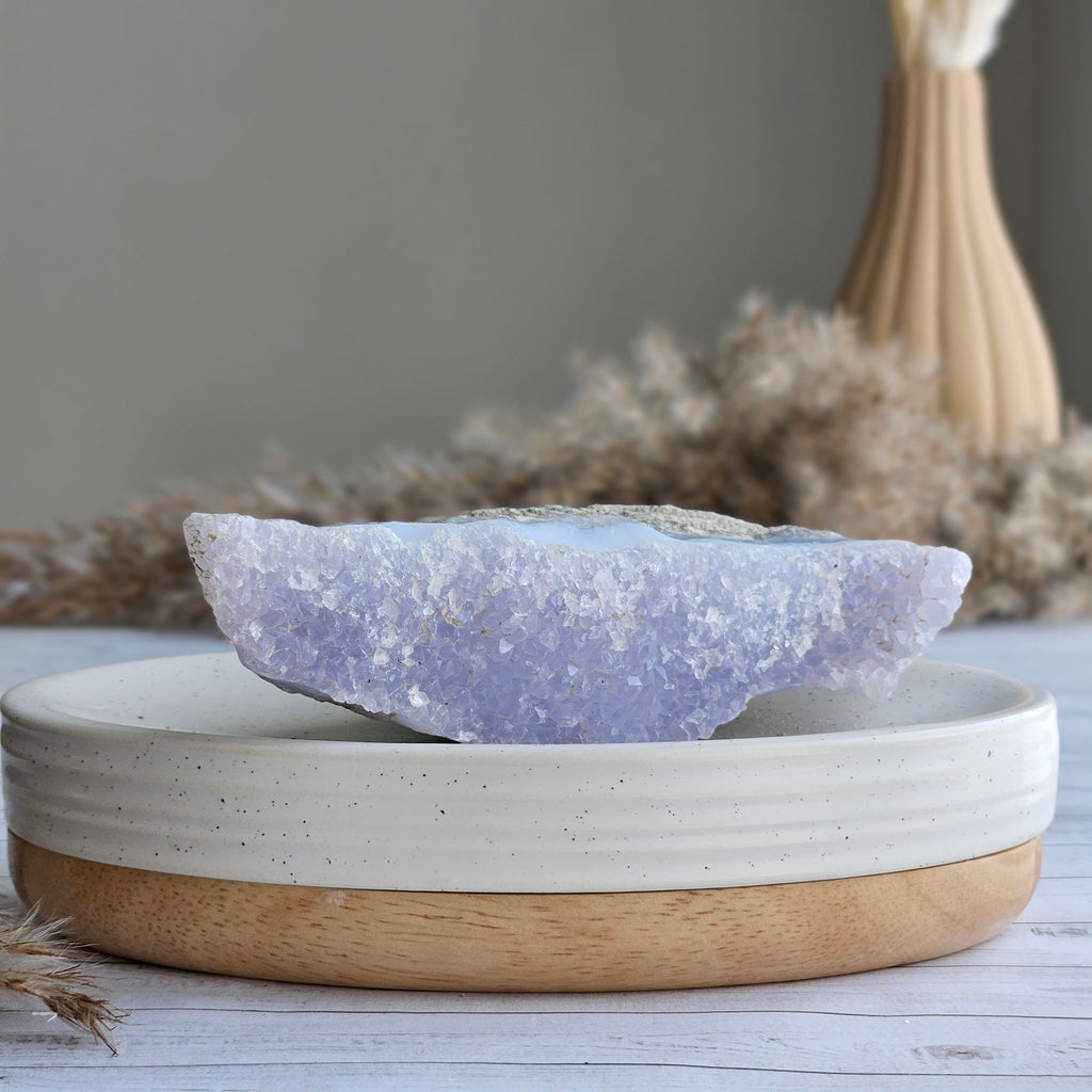 Blue Lace Agate Crystal Specimen – Wholehearted Crystal Creations