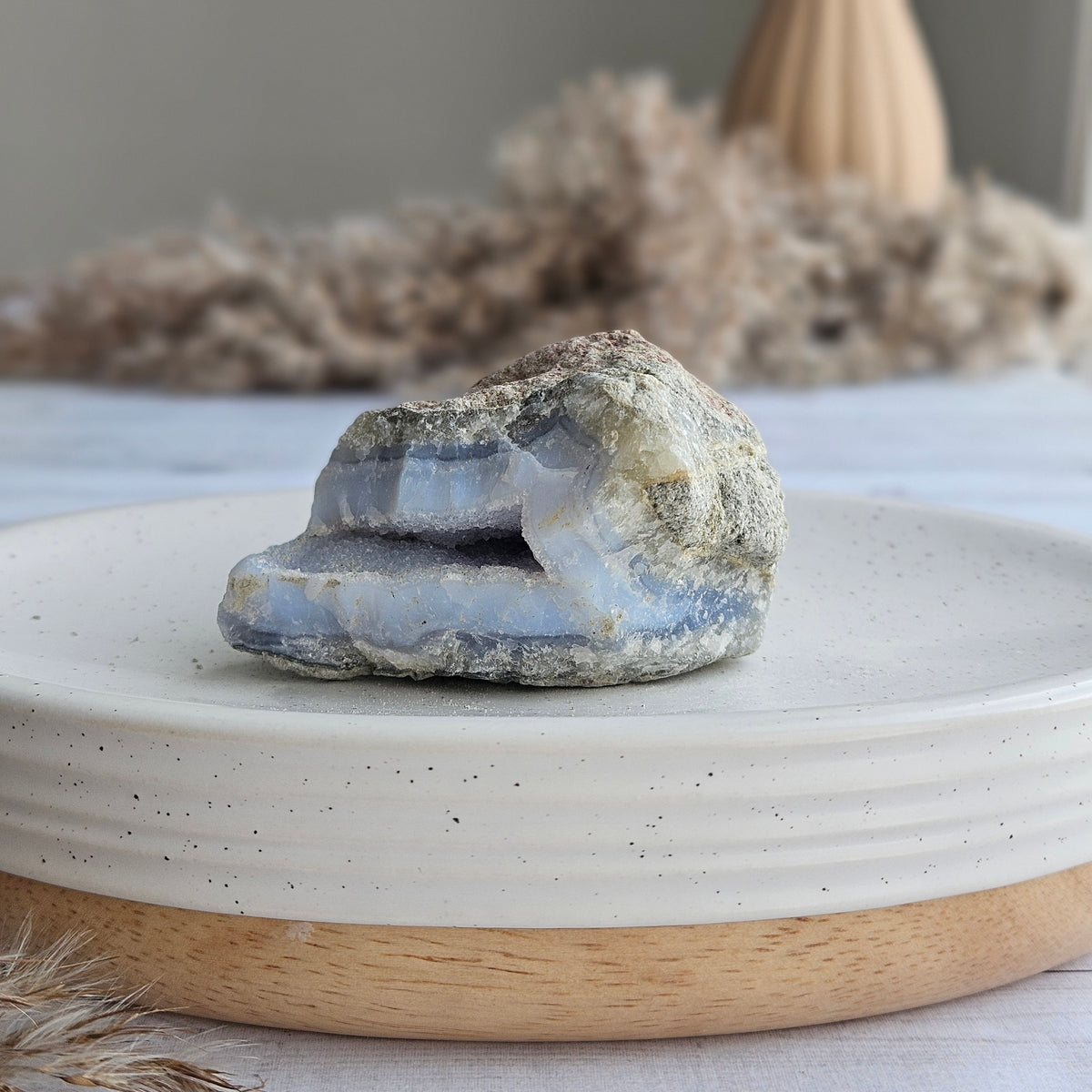 Blue Lace Agate Crystal Specimen – Wholehearted Crystal Creations