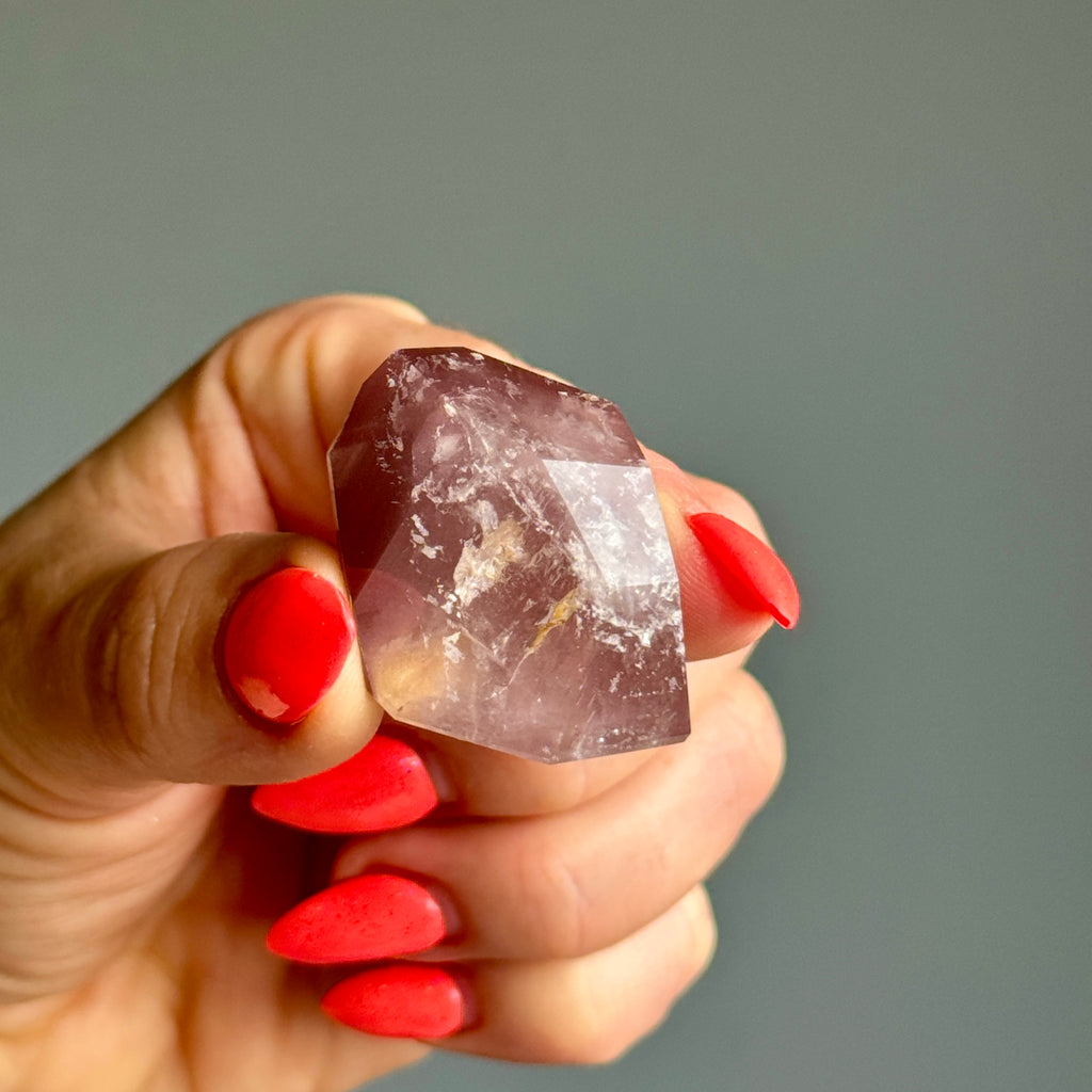 Pink Lithium Quartz (Rare) Crystal Tower Specimen PLQ#12 – Wholehearted Crystal Creations